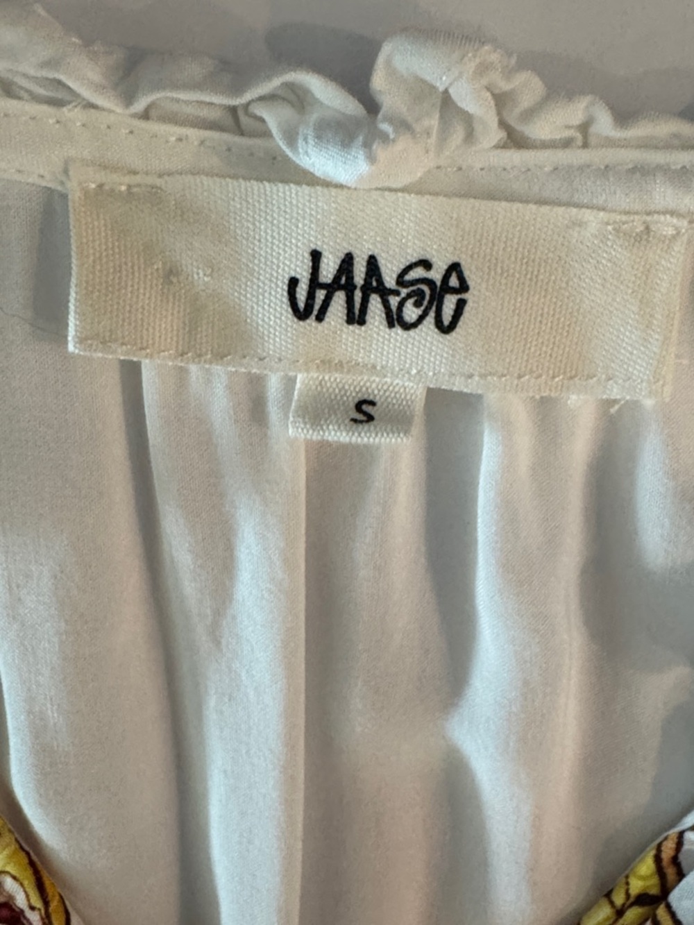 Jaase White Floral Print Button Down Maxi Dress, Lightweight Oversized Flowy - Picture 9 of 14